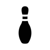 modèle de conception de vecteur d'icône de bowling