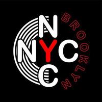 vecteur de typographie new york city pour t-shirt imprimé