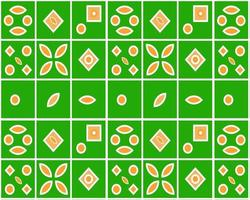 motif abstrait géométrique avec palette de couleurs multiples. adapté à l'arrière-plan vecteur