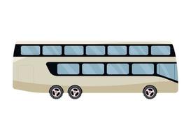 maquette de bus à impériale vecteur