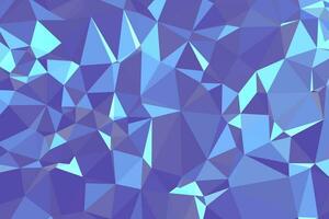 abstrait polygonale bleu texturé. low poly géométrique composé de triangles de différentes tailles et couleurs. utiliser dans la couverture de conception, la présentation, la carte de visite ou le site Web. vecteur