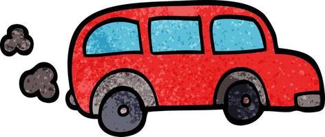 dessin d'enfant d'un bus vecteur