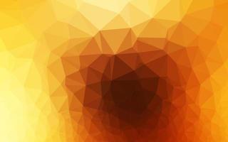 couverture low poly vecteur jaune clair, orange.