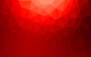 couverture low poly vecteur rouge clair.