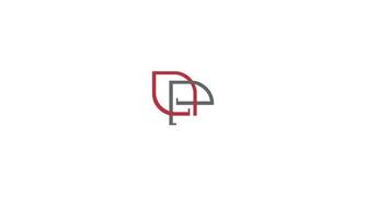 qpalphabet lettres initiales monogramme logo vecteur