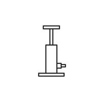 vecteur de pompe à pneu pour la présentation de l'icône du symbole du site Web