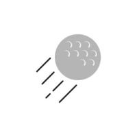 vecteur de balle de golf pour la présentation de l'icône du symbole du site Web