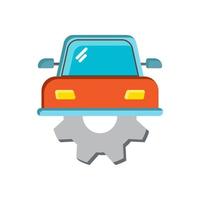 vecteur de réparation de voiture pour la présentation de l'icône du symbole du site Web