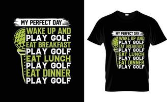 conception de t-shirt de golf, slogan de t-shirt de golf et conception de vêtements, typographie de golf, vecteur de golf, illustration de golf