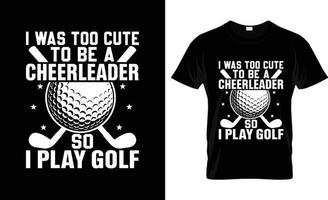 conception de t-shirt de golf, slogan de t-shirt de golf et conception de vêtements, typographie de golf, vecteur de golf, illustration de golf