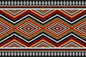 tapis de style mexicain. motif ethnique homogène en tribal. impression d'ornement géométrique aztèque. vecteur