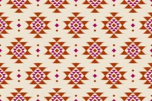 tissu motif ikat art. motif géométrique sans couture ethnique traditionnel. vecteur