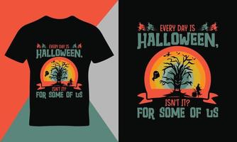 conception de tshirt typographie citation joyeux halloween vecteur