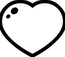coeur symbole graphique illustration vectorielle icône vecteur