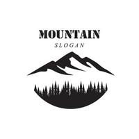 logo d & # 39; icône de montagne vecteur