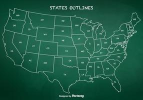 Free state outlines vector