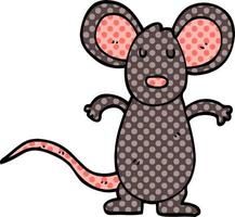 dessin animé doodle souris rat vecteur