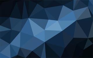 fond polygonal bleu vecteur
