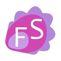 logo de fleuriste vecteur