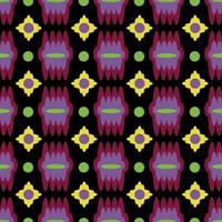 ikat pattern.vector géométrique sans soudure vecteur