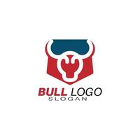 tête de buffle taureau élégant logo symbole design illustration vecteur pour l'entreprise.