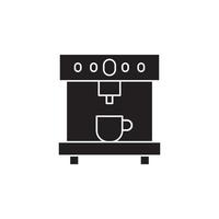 vecteur de machine à expresso pour la présentation de l'icône du symbole du site Web