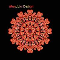 c'est le vecteur de conception de mandala