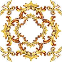 motif vectoriel baroque
