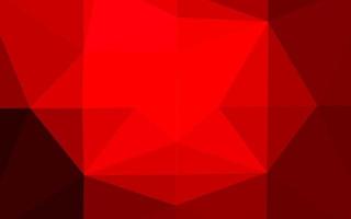 fond polygonale de vecteur rouge clair.