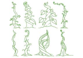 Vecteur libre d'illustration de Beanstalk