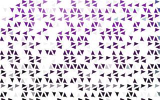 disposition de vecteur violet clair avec des lignes, des triangles.