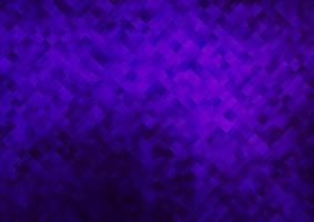 modèle vectoriel violet foncé avec cristaux, rectangles.