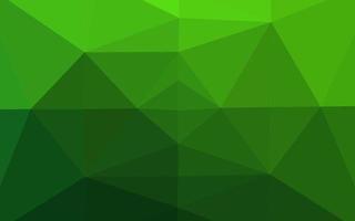 couverture low poly vecteur vert clair.