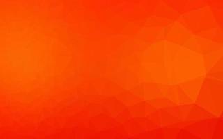 texture polygonale abstraite de vecteur orange clair.