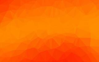 motif polygonal de vecteur orange clair.