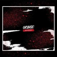 conception grunge graveleuse rouge et blanc vecteur