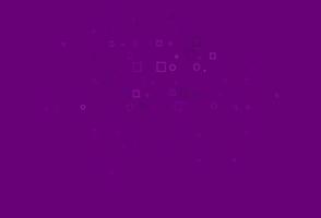 fond de vecteur violet clair avec des points, des taches, des cubes.