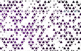 modèle sans couture de vecteur violet clair avec cristaux, triangles.