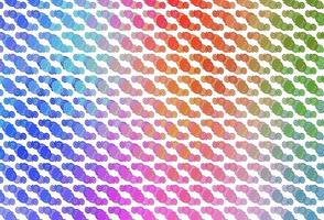 multicolore clair, motif vectoriel arc-en-ciel avec des formes de bulles.