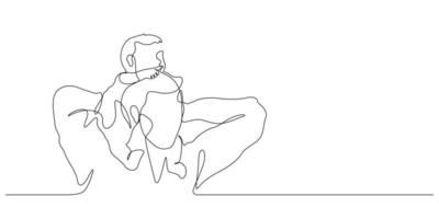 père portant bébé avec pose de pointage sur l'illustration vectorielle des épaules. vecteur