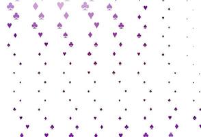 mise en page vectorielle violet clair avec des éléments de cartes. vecteur