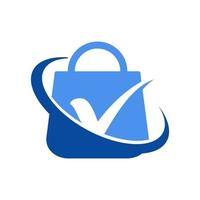 icône shopping, vecteur de sac shopping en ligne pour de nombreux marchés. élément de boutique en ligne