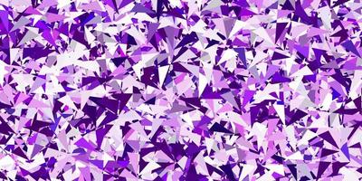 fond de vecteur violet clair avec des formes polygonales.
