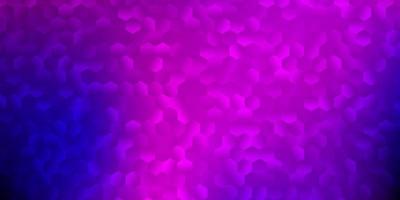 fond de vecteur violet clair et rose avec des formes hexagonales.