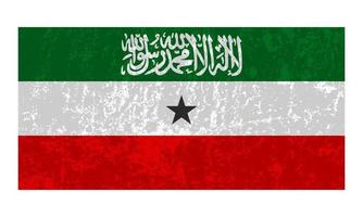 drapeau somaliland, couleurs officielles et proportion. illustration vectorielle. vecteur