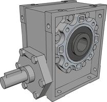 machine d'argent, illustration, vecteur sur fond blanc.