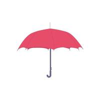parapluie plat illustration. élément de conception d'icône propre sur fond blanc isolé vecteur