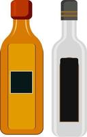 boissons alcoolisées, illustration, vecteur sur fond blanc.