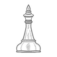 jeu de doodle d'échecs vecteur