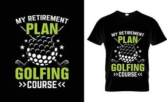 conception de t-shirt de golf, slogan de t-shirt de golf et conception de vêtements, typographie de golf, vecteur de golf, illustration de golf